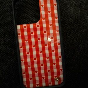 Wildflower Cases iPhone 15 Pro Max Red Gingham